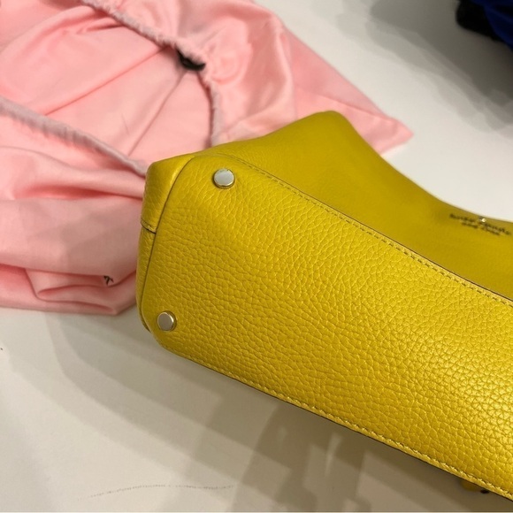 Kate Spade Aubrey chain shoulder bag in chartreuse - Picture 8 of 11